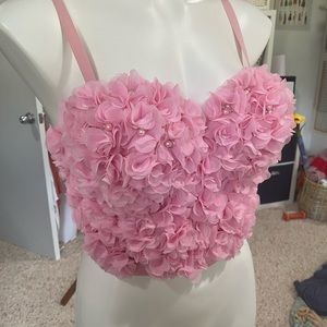 Custom chiffon bustier